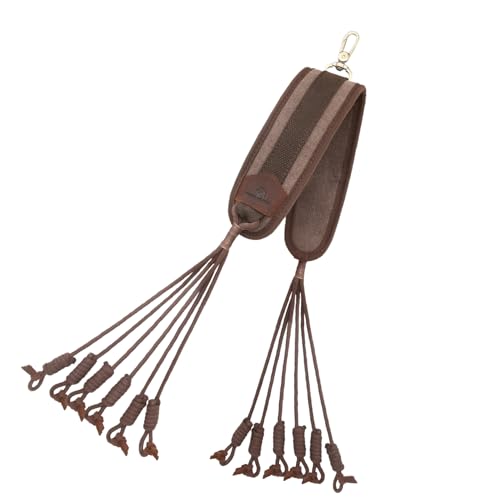 Tas Trost Bird Game Carrier, Hunting Waterfowl Dove Game Tote Belt with 12 Hanger Strap (Coffee) - color: Coffee
