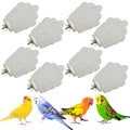 PINVNBY 8 PCS Bird Perches Calcium Parrot Perch Stand Bird Beak Grinding Stone Foot Claws Trimmer Parrot Chewing Toys Bird Cage Accessories for Budgie Cockatiel Conure Lovebird Finch