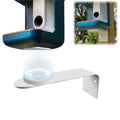 Magnetic Wall & Rail Clamp Designed for Bird Buddy Smart Feeder | carbon steel frame, secure base, flat fence, wooden deck, balcony edge, 3.32 inch fit, 360 degree swivel