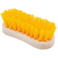 Stiff Bristle Brush - Scrub Brush for Deep Cleaning, Hand Brush with Hard Bristles, Utility Nylon Brush for Indoor and Outdoor, Wooden Boot Hand Scrubber, Scrubbing Brush Heavy Duty - size: 4.72"