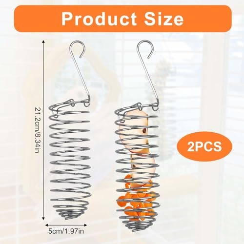 2 Pack Millet Spray Holder for Parrots, Parakeet Treat Sticks Feeder, Natural Millet Treats and Crunch Bars for Birds, Includes Cuttlebone and Calcium Block for Active Beak Chewing and Play