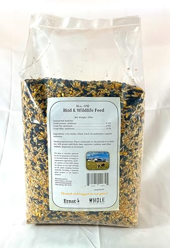 Ernst Grain & Livestock Bird and Wildlife Feed – Perfect for Birds, Ducks, Squirrels, Turkeys, Rabbits, Geese, and Deer – Non-GMO Wild Animal & Bird Feed for Outside Feeders (10 Pounds) - size: 10 Pound (Pack of 1)