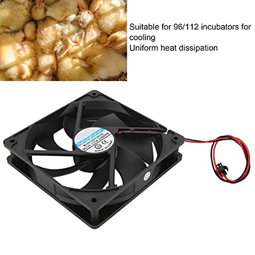 GLOGLOW Incubator Heat Dissipation Fan, Suitable for 96/112 Incubators Incubation Cooling Fan Incubator Uniform Temperature Fan for Incubator(96 Lower Fans)