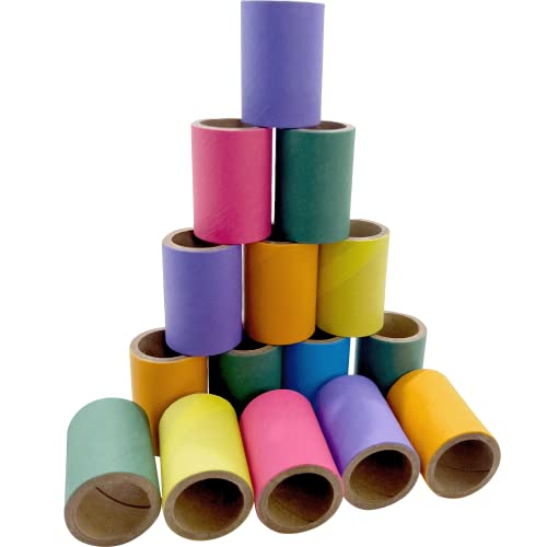 by M&M 8010 Pk15 1.5 Inch Mini Tube Donuts - Compressed Cardboard Chewable Tubes, Lots of Shreddable Layers, Lightweight, Easy for Birds to Manipulate, Great for Sm to Med Size Pets - size: Pack (15)