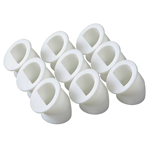 Quail Chick Port Feeder for DIY Buckets & Containers, Feed Saver Ports for Coturnix Quail (1.5in · 9-Pack)