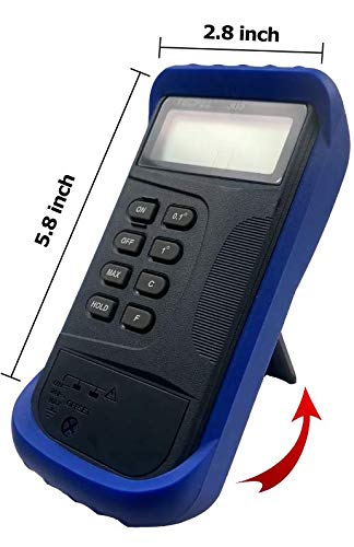 DTM-305 Digital Single Input Thermocouple Thermometer with Type k thermocouple Probe (TPK-01)