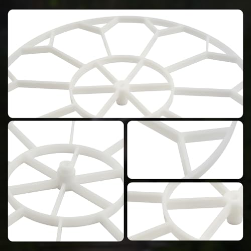 10 Egg Capacity Jumbo Goose Heavy Breeds Tray Compatible with Nurture Right 360 Incubator Turner, White JGT360
