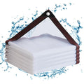 Clear Tarp Heavy Duty Waterproof,90% Transparent with Grommets | 4x6ft 10 mil clear vinyl tarp UV-resistant for greenhouse,patio,porch enclosure,chicken coop,garden and outdoor cover - size: tarp-4x6ft-1P