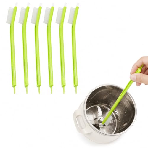 VALICLUD 6 Pcs Juicer Cleaning Brush Multi-Function Food Processor Grip Brush Compact Household Plastic Cleaning Accessory for Juicer Soymilk Machine Blender Kitchen Appliance Maintenance | Food Processor Grip Brush, Compact Household Plastic Cleaning Acc