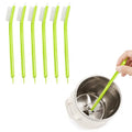 VALICLUD 6 Pcs Juicer Cleaning Brush Multi-Function Food Processor Grip Brush Compact Household Plastic Cleaning Accessory for Juicer Soymilk Machine Blender Kitchen Appliance Maintenance | Food Processor Grip Brush, Compact Household Plastic Cleaning Acc