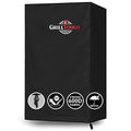 Heavy Duty Smoker Cover, Adjustable Straps, 30 Inch Black | Waterproof, Weather Resistant, UV & Fade Resistant, Heavy Duty Protection, Adjustable Straps, Outdoor Grill Cover, Secure Fit - color: Black, size: 18''L x 17''W x 39''H