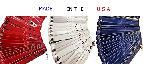 Leg Bands NOT Stamped Aluminum Chicken Poultry Duck Leg Identification Rings (100, Black) - color: Black