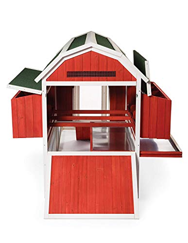 Prevue Pet Products 467 Large Barn Chicken Coop, Red
