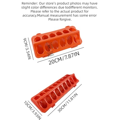 Small Poultry Feeder Porous Anti Grab Anti Spill Design for Chicken and Quail Coops, Backyards and Farm Use, 12 Holes - color: 12 holes