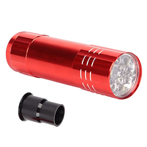 Egg Candler for Chicken Eggs LED Incubator Light Candling Checker Lamp fit for Quail Goose Dark Canary Red Cool Bright Tester - color: Red