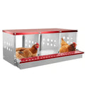 XINYI Chicken Nesting Boxes for Laying Eggs, Metal Coop for 3 Chickens,Roll Away Nesting Boxes,Easy Egg Collection, Brooder Box for Rabbit, Squirrel, Parakeet, Owl, Cockatiel, Robin - size: 33.0"L x 13.0"W x 12.6"H