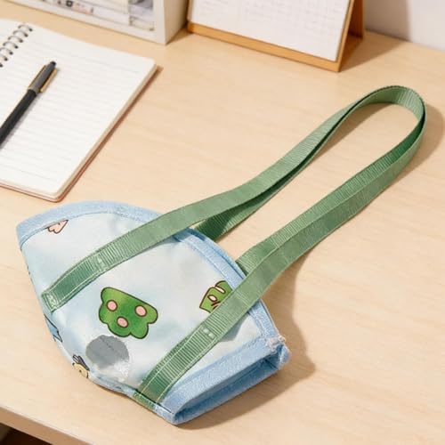 Bird Travel Carrier Escape-Proof Holder Vest | with Handle Bird Harness Conure for Cockatiel Parakeet Finch Outdoor Indoor Walking Park Garden - color: M