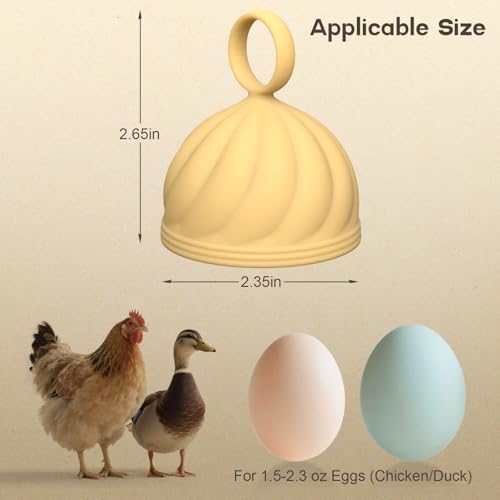 Egg Washer for Fresh Eggs - Upgraded 2.0 Silicone Egg Scrubber | Farm Fresh Egg & Vegetable Scrubber | Dishwasher Safe, Gentle on Shells (Blue 2 Pcs) - color: Blue 2 Pcs