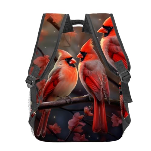 Cardinal Bird Backpack Travel Backpacks Laptop Rucksack,School Bookbag for Women Kids Boys Girls,Nature Back Pack Accessories Bags,Ideal Gifts for Work, Outdoor Adventures - color: Color18