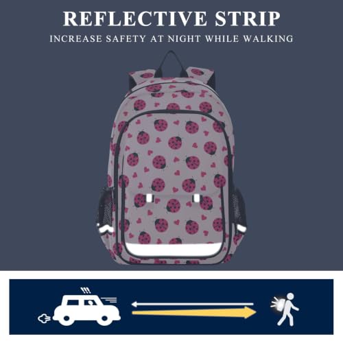 Kids Backpack Elementary Middle School Bags for Boys Girls | Travel, Daypack, Lightweight, Waterproof, with Reflective Strip - color: Multi 12