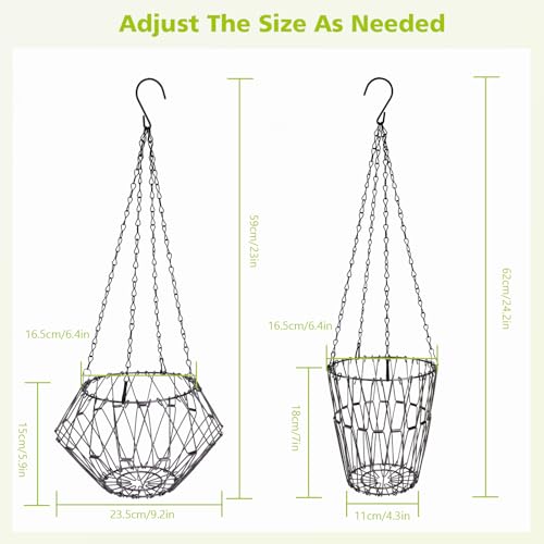 Hanging Chicken Feeder 6.5in, Foldable Poultry Treat Dispenser Ball | Chicken Enrichment Toys With 17in Hanging Chain, Poultry Feeding Equipment Rat Proof for Chicken/ Hens/ Duck/ Rabbits Coop - size: 1 Pack