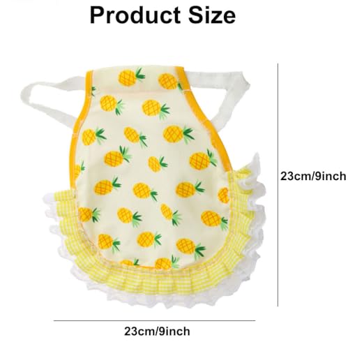 6Pcs Chicken Saddles Waterproof Hen Aprons Feather Protective Jackets with Elastic Straps Wing Back Protectors Chicken Hen Mating Saddle (Color Random)