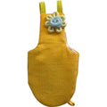 WAYUTO Pet Bird Diapers Cute Sun Flower Parrot Flight Suit with Elastic Strap Harness Equippable Washable Liners Cockatiel Clothes Nappy Light Weight Warm for Small Birds Cosplay Photo Prop - color: Yellow