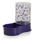 Lixit Reversible Waterer/Feeder for Rabbits and Other Small Animals. (Pack of 1),Purple - size: Pack of 1
