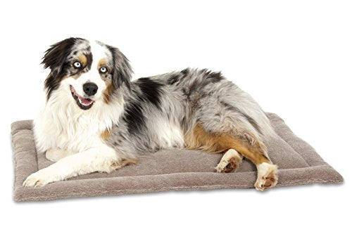 Petmate Aspen Pet Rectangular Kennel Mat, Dark Gray, for 36" Crates - size: 50-70 lbs