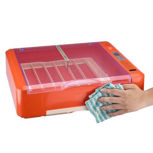 VEVOR 36 Egg Incubator, Automatic Egg Turner with LED Candler & Water Tray, Temperature & Humidity Control, 360° View Clear Window, Poultry Eggs Incubators for Hatching Chicks Ducks Goose Quails - size: 36 Eggs