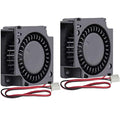 GDSTIME 30mm Blower 12V 2Pin 3010 Dual Ball Brushless DC Cooling Fan 2-Pack | Replacement for 3D Printers - 30x30x10mm, 12 Volt, 9500RPM, High Performance - size: 30mm x 10mm