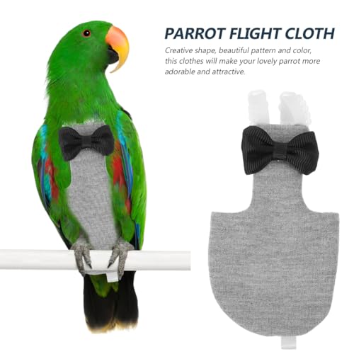 balacoo Washable Bird Diapers 4Pcs Reusable Lightweight Flight Suit Liners Breathable Skin-Friendly Bird Costume for Parrots Macaw Cockatoo Parakeet