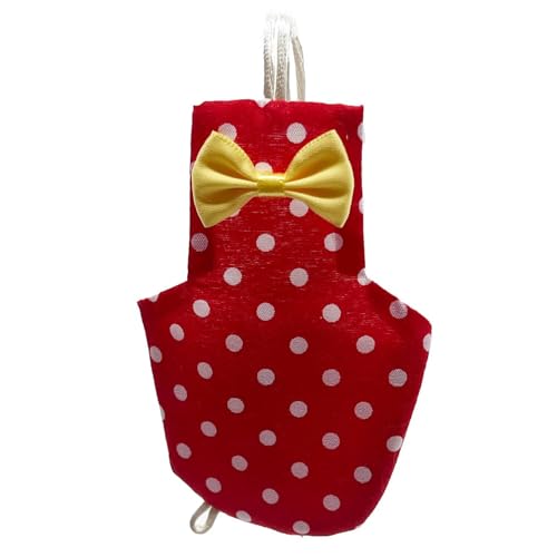 Dot Liners Washable Reusable Protective Bird Harness Bird Diaper Flight Suite Liners 5 PCS - color: Dot, size: M