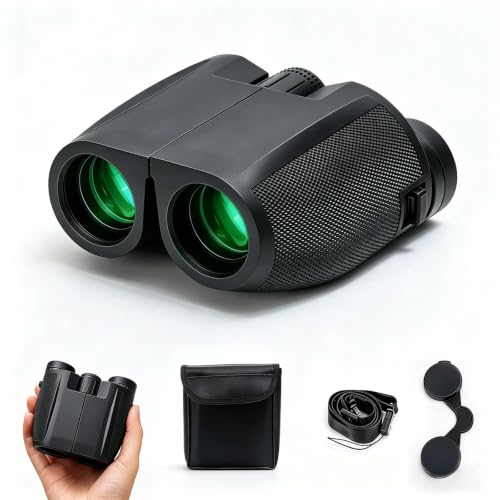 Compact Binoculars for Adults & Kids, Custom Laser Engraving Service, Bird Watching, Theater, Concert, Hunting, Sports Games, Ideal Holiday & Corporate Gift (Black, 30×60) - color: Black, size: 30×60