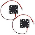 GDSTIME 25mm 5V Fan 25x25x7mm 2-Pin Mini Brushless DC Cooling Fans 2-Pack | for Raspberry Pi, Tight Space, DIY Projects - 10000 RPM, PH2.0-2Pin, 2507