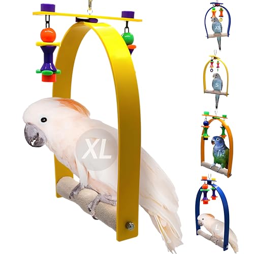 Sweet Feet and Beak Whirly Bird Swing, X-Large Indoor Pedicure Perch - size: X Large