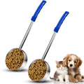 2 Pcs Dog Food Scoop1 Cup,Stainless Steel Measuring Cups with Long Handles | 1 Cup scoop with long handle for Dogs Cats Birds Food - size: 1 CUP