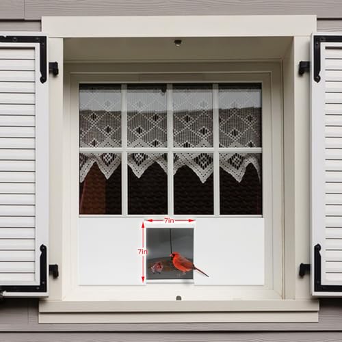 JOYSEUS Window Bird Feeder, 180° Clear View Bird Feeder, Durable and Elegant in-Window Bird Feeder for Watching Birds - Embrace The Delight of Bird Feeder.