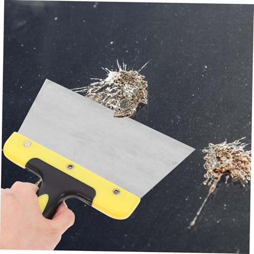 POPETPOP Bird Dropping Scraper Ergonomic Metal Cleaning Tool for Easy Bird Poop Removal from Cages and Surfaces for Parrot Owners and Bird Enthusiasts