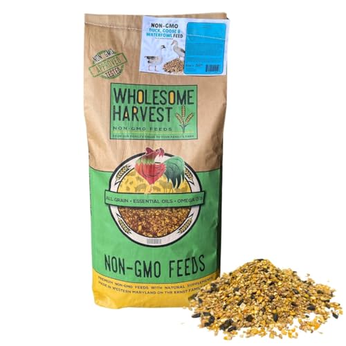 Duck, Goose, Waterfowl Feed 40 lb, High Protein Specially Formulated to Promote Egg Production and Healthy Flocks - size: 40 Pound (Pack of 1)