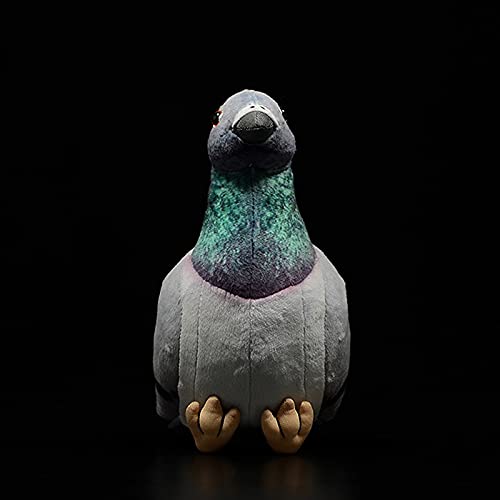 Grey Pigeon Plush Toy - Simulation Rock Columba Rupestris Stuffed Animal, Cute Rock Pigeon Plush Toy as Gift for Your Friends - style: Grey Piegon