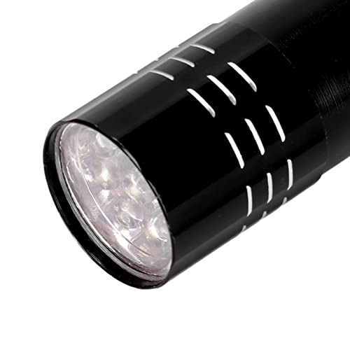 Egg Candler for Chicken Eggs LED Incubator Light Candling Checker Lamp fit for Quail Goose Duck Canary Dark Egg Fertility Testing - color: Black