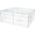Trixie Rabbit Cage - 34 cu. ft., Outdoor Pen Extends Rabbit Hutch and Chicken Coops, Ideal for Small Animals, Bunny, Guinea Pigs, Chickens - size: 34 cu. ft.