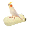 Bird Calcium Teeth Chew Toy Hamster Grinding Stone for Parrot Parakeet Cockatiel Rabbit Chinchilla Squirrel Cage Perch Stand (Random Color) (L) - size: L