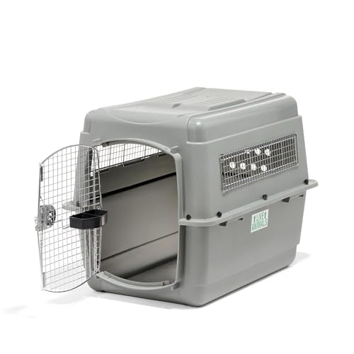Petmate Sky Kennel - For Air and Travel, Airline Compliant Dog Crate for Pets 50-70 lbs, Heavy Duty Dog Kennel, Made in the USA- 36 Inches - size: 36 Inch