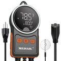 Temperature Controller can be Used for aquaculture, Plant mat Heating, Reptile Thermostat, with Load line Over-Temperature Protection and Dual Sensor auto-Safety Calibration - color: MS-60A