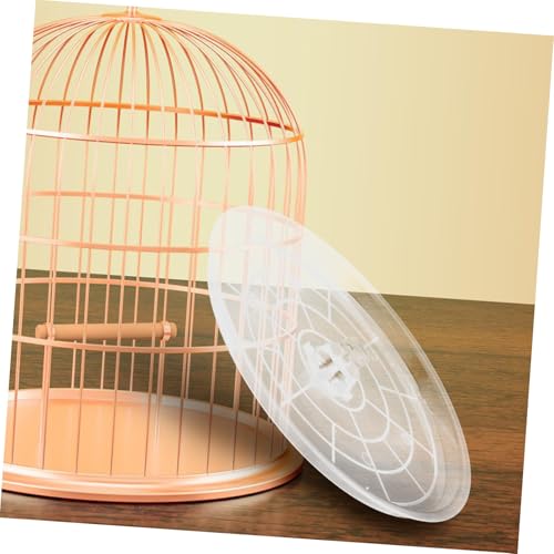 BESPORTBLE 2Pcs Bird Cage Trays Replacement for Parakeet Parrot Easy Clean Litter Plates Lightweight Cage Accessories for Maintaining Observation