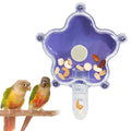 BNOSDM Bird Foraging Toys Cockatiel Foraging Wheel Parrot Cage Spinning Toys Parakeet Enrichment Puzzle Feeder Toy for Budgies Lovebirds Canaries (Purple) - color: Purple