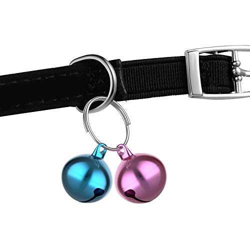 Outus 24 Sets of Cat Bells for Cat and Dog Collar Pendant Pet Bell Pet Pendant Accessories - color: Mixed Color