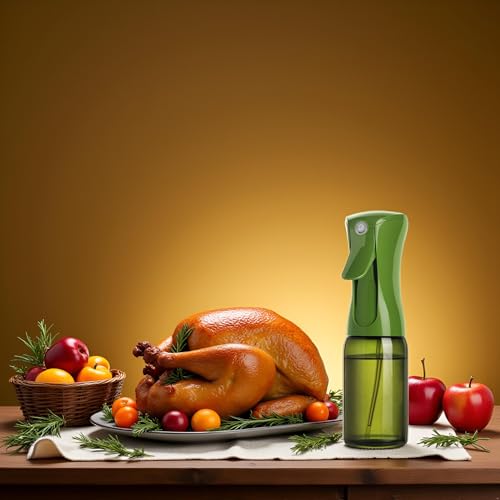 Oil Sprayer 150ml glass bottle Refillable Premium Dark Green Glass Bottle for Healthy Cooking & Baking Even Oil Control for Healthy Nonstick Cooking (PS642) - style: Premium Dark Green 642